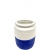 Керамическая бело-синяя ваза  + 400 грн 